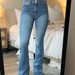 Zara bootcut high waisted jeans